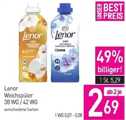 Sutterlüty Lenor Weichspüler Angebot