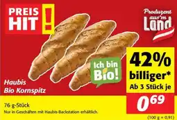 Nah&Frisch Haubis Bio Kornspitz Angebot
