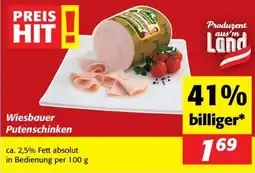 Nah&Frisch Wiesbauer Putenschinken Angebot