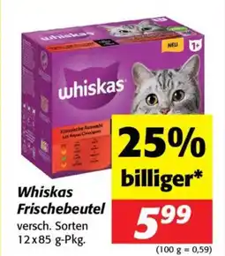 Nah&Frisch Whiskas frischebeutel Angebot