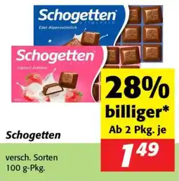 Nah&Frisch Schogetten Angebot