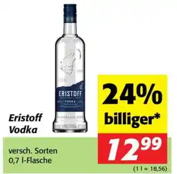 Nah&Frisch Eristoff Vodka Angebot