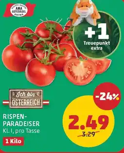 PENNY Ich bin österreich rispenparadeiser Angebot