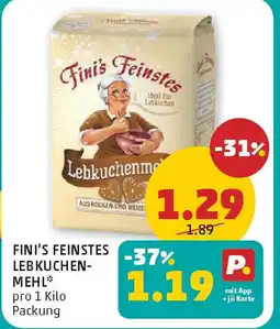 PENNY Fini's Feinstes Lebkuchenmehl Angebot