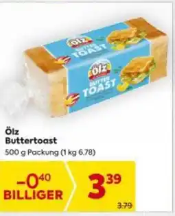 Billa Buttertoast Angebot