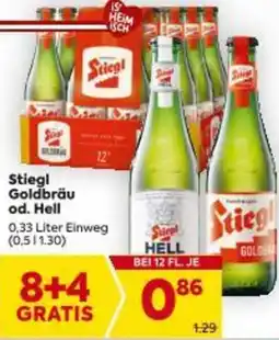 Billa Stiegl Goldbräu od. Hell Angebot