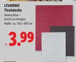 Lidl LIVARNO Tischdecke Angebot