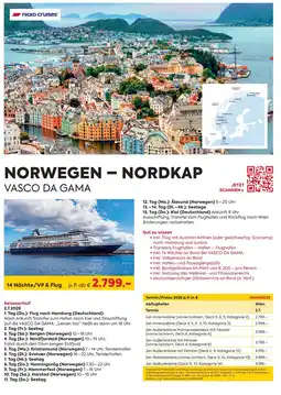Billa Reisen Norwegen nordkap vasco da gama Angebot