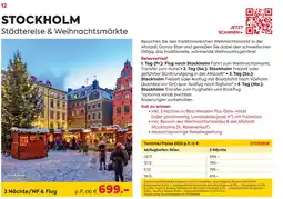 Billa Reisen Stockholm städtereise & weihnachtsmärkte Angebot
