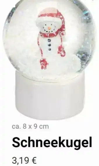 KiK Schneekugel Angebot