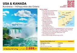 Billa Reisen Usa & kanada Rundreise - Höhepunkte des Ostens Angebot