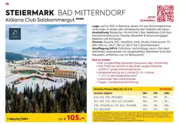 Billa Reisen Steiermark bad mitterndorf aldiana club salzkammergut Angebot
