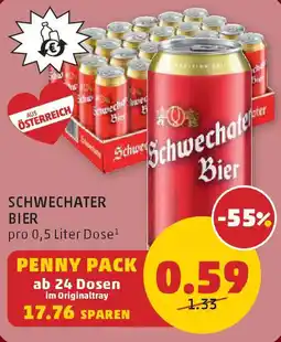 PENNY Schwechater bier Angebot