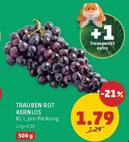 PENNY Trauben rot kernlos Angebot