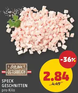 PENNY Speck geschnitten Angebot