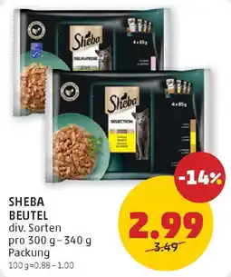 PENNY Sheba beutel Angebot