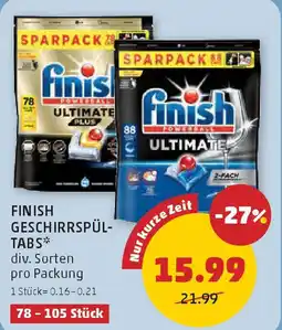 PENNY Finish Geschirrspül-tabs Angebot