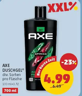 PENNY Axe Duschgel Angebot