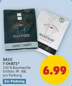 PENNY Basic t-shirts Angebot