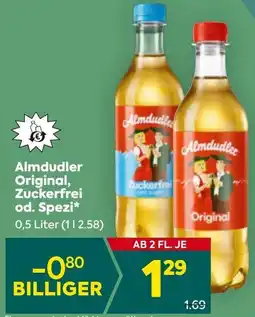 Billa Corso Almdudler Original, Zuckerfrei od. Spezi Angebot