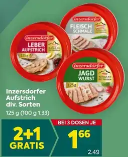 Billa Corso Inzersdorfer Aufstrich Angebot