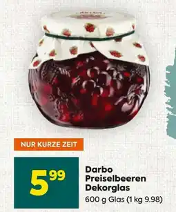 Billa Corso Darbo Preiselbeeren Dekorglas Angebot