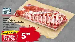 Billa Corso clever Bauchfleisch zum Selchen od Braten Angebot