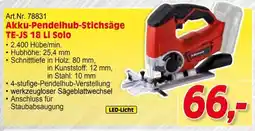 Zgonc Akku-Pendelhub-Stichsäge Angebot