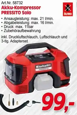 Zgonc Akku-kompressor pressito solo Angebot