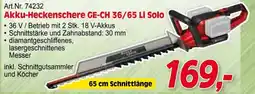 Zgonc Akku Heckenschere GE-CH 36/65 Angebot