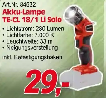 Zgonc Akku-Lampe Angebot
