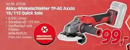 Zgonc Akku-Winkelschleifer TP-AG Axxio Angebot