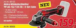 Zgonc Akku-winkelschleifer tp-ag 18/125 ce Angebot