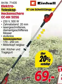 Zgonc Elektro- Teleskop- Heckenschere GC-HH 5056 Angebot
