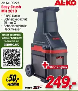 Zgonc AL-KO Easy Crush Angebot