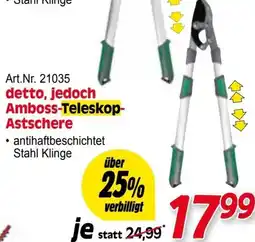Zgonc detto jedoch Amboss Teleskop Astschere Angebot