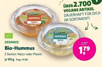 Denn's Biomarkt Bio-Hummus Angebot