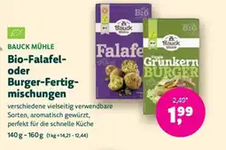 Denn's Biomarkt Bio Falafel oder Burger Fertig mischungen Angebot