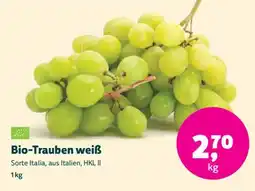 Denn's Biomarkt Bio-Trauben weiß Angebot
