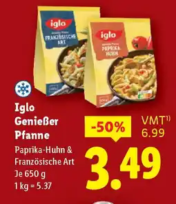 Lidl Iglo Genießer Pfanne Angebot