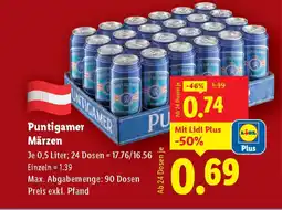 Lidl Puntigamer Märzen Angebot