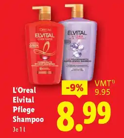 Lidl L'Oreal Elvital Pflege Shampoo Angebot