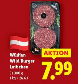 Lidl Wüdian Wild Burger Laibchen Angebot