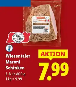 Lidl Wiesentaler Maroni Schinken Angebot