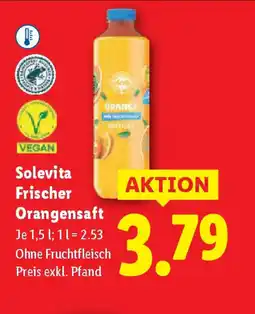 Lidl Solevita Frischer Orangensaft Angebot