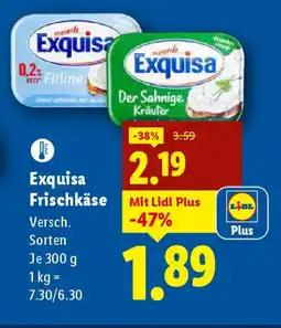 Lidl Exquisa frischkäse Angebot