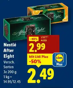 Lidl Nestlé after eight Angebot