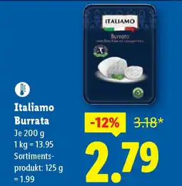 Lidl Italiamo burrata Angebot