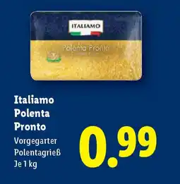 Lidl Italiamo polenta pronto Angebot