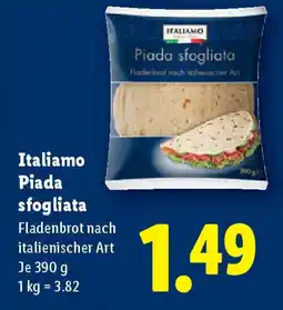 Lidl Italiamo piada sfogliata Angebot